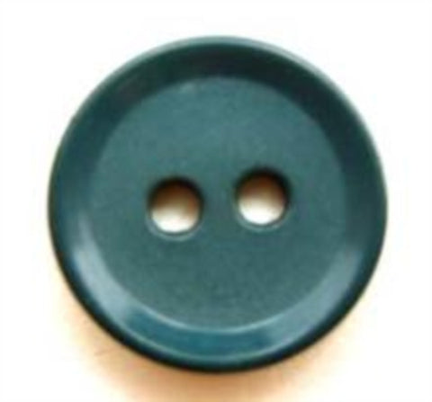 B5150 16mm Cerulean Blue Matt Centre 2 Hole Button - Ribbonmoon