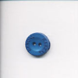 B7015 14mm Blue 2 Hole Button, Raised Lettered Rim - Ribbonmoon