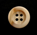 B11332 16mm Pale Aaran 4 Hole Button - Ribbonmoon