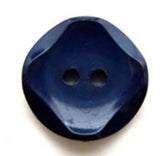 B7782 18mm Light Navy Chunky High Gloss 2 Hole Button - Ribbonmoon