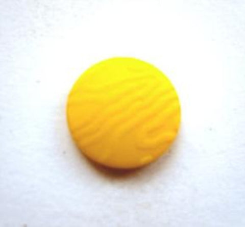 B8780 14mm Sunshine Yellow Soft Sheen Textured Shank Button - Ribbonmoon