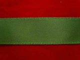 R1911 15mm Leaf Green Double Faced Satin Ribbon by Offray - Ribbonmoon