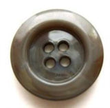 B5929 19mm Grey Blues and Browns High Gloss Nylon 4 Hole Button - Ribbonmoon