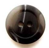 B7877 18mm Tonal Charcoal and Greys Bone Sheen 2 Hole Button - Ribbonmoon