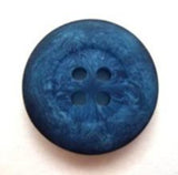 B6554 18mm Tonal Maya Blue Bone Sheen 4 Hole Button - Ribbonmoon