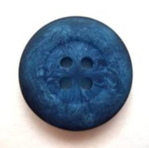 B6554 18mm Tonal Maya Blue Bone Sheen 4 Hole Button - Ribbonmoon