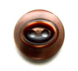 B9293 16mm Brown Pearlised 2 Hole Button with an Oval Centre - Ribbonmoon