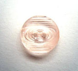 B11674 15mm Peach Tinted Glass Effect 2 Hole Button - Ribbonmoon