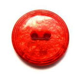 B7704 17mm Shimmery Pearlised Tonal Red and Orange 2 Hole Button - Ribbonmoon