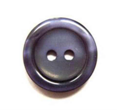 B15785 17mm Tonal Deep Blackberry 2 Hole Button - Ribbonmoon