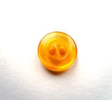 B17728 11mm Marigold Yellow Pearlised Polyester 2 Hole Button - Ribbonmoon