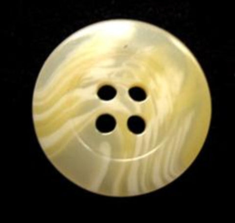 B15914 19mm Mixed Creams Bone Sheen 4 Hole Button - Ribbonmoon