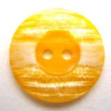 B8872 20mm Frosted Yellow Shimmery 2 Hole Button - Ribbonmoon