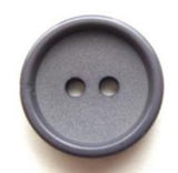 B5995 16mm Slate Grey Matt Centre 2 Hole Button - Ribbonmoon