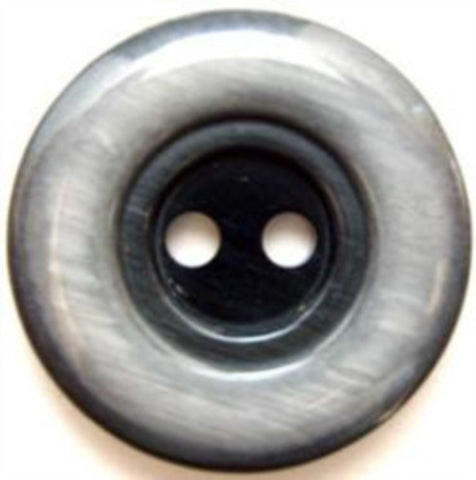 B5046 26mm Frosted Greys High Gloss 2 Hole Button - Ribbonmoon