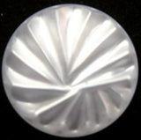 B6152 23mm Pearlised White Textured Chunky Shank Button - Ribbonmoon