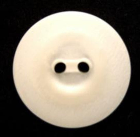 B6696 18mm Bridal White Pearlised 2 Hole Button - Ribbonmoon