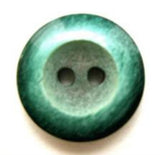 B8566 18mm Jade Green, Matt Centre Glossy Rim 2 Hole Button - Ribbonmoon