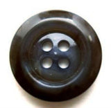 B5945 20mm Moonlight Blue and Brown High Gloss 4 Hole Button - Ribbonmoon