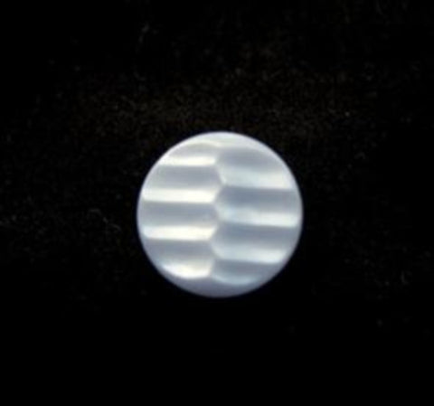 B17653 11mm Ice Blue Ripple Textured Shank Button - Ribbonmoon