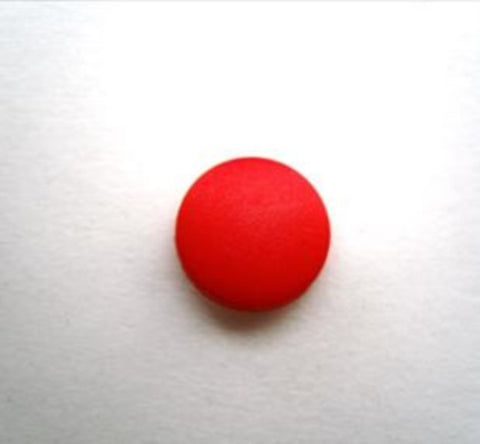 B14144 11mm Bright Red Matt Shank Button - Ribbonmoon