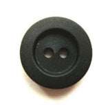 B7256 16mm Deep Forest Green Matt Thick Rim 2 Hole Button - Ribbonmoon