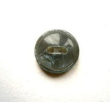 B17183 13mm Tonal Smokey Blue Grey Pearlised Shimmery 2 Hole Button - Ribbonmoon