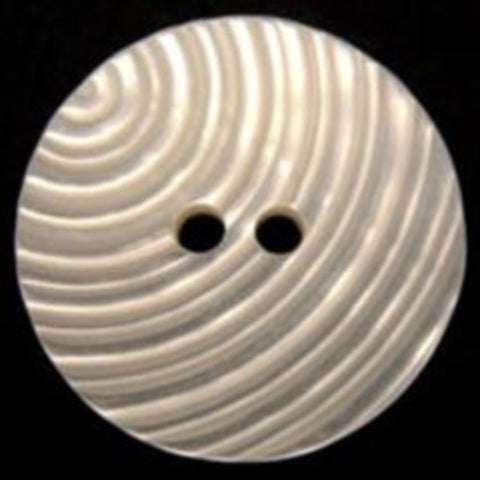 B10060 23mm Ivory Textured Iridescent Shell Effect 2 Hole Button - Ribbonmoon