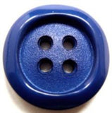 B15615 23mm Dark Royal Blue Matt Centre 4 Hole Button - Ribbonmoon