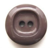 B5667 19mm Dusy Grey Mulberry High Gloss 2 Hole Button - Ribbonmoon