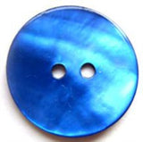 B8706 23mm Royal Blue Akoya Shell 2 Hole Button - Ribbonmoon