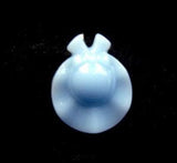 B11378 18mm Baby Blue Bonnet Shape Novelty Shank Button