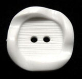 B11210 23mm White Matt Centre 2 Hole Button