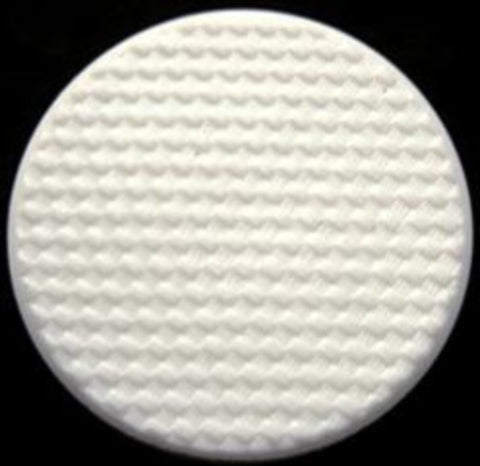 B17666 31mm Pearl White Textured Shank Button - Ribbonmoon