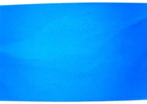 R4982 50mm Delphinium Blue Double Face Satin Ribbon