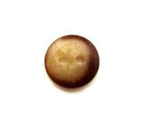 B13605 12mm Creams and Brown Aaran 2 Hole Button - Ribbonmoon