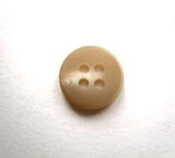 B16828 11mm Drab Aaran Bone Sheen 4 Hole Button - Ribbonmoon