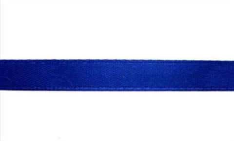 R1919 7mm Dark Royal Blue Single Faced Satin Ribbon by Offray - Ribbonmoon