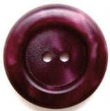 B7845 23mm Plum Matt Centre 2 Hole Button - Ribbonmoon