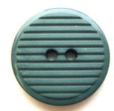 B7599 20mm Dusky Petrol Grooved Matt Centre 2 Hole Button