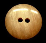 B18023 19mm Frosted Dull Gold Semi Pearlised Gloss 2 Hole Button - Ribbonmoon