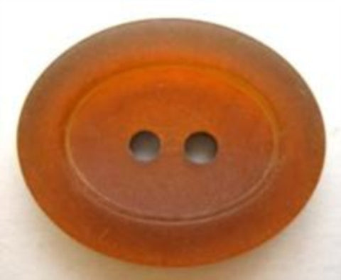 B6565 23mm Deep Honey Casein Formaldehyde Dull Sheen 2 Hole Button - Ribbonmoon