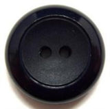 B6404 23mm Rich Navy Matt Centre Chunky 2 Hole Button - Ribbonmoon