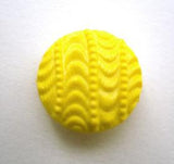 B14257 17mm Yellow Textured Shank Button - Ribbonmoon