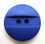 B12739 20mm Royal Blue Soft Sheen 2 Hole Button - Ribbonmoon