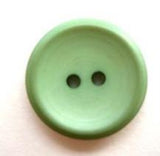 B5570 16mm Dusky Mint Soft Sheen 2 Hole Button - Ribbonmoon