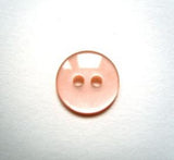 B10942 11mm Apricot Polyester 2 Hole Button - Ribbonmoon