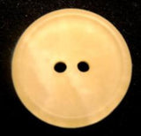 B8894 20mm Pale Buttercup Dull Matt Finsh 2 Hole Button - Ribbonmoon