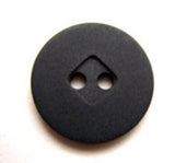 B10234 18mm Charcoal Matt 2 Hole Button - Ribbonmoon