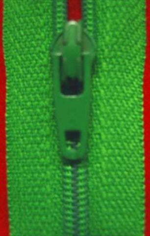 Z1957 YKK 56cm Emerald Green Nylon No.3 Closed End Zip - Ribbonmoon